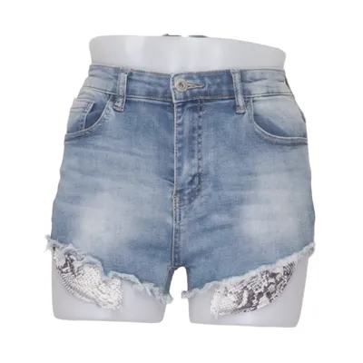 Denim shorts (Blauw, Meerkleurig) van Monday Premium Katoen, Elastaan, Polyester, Viscose