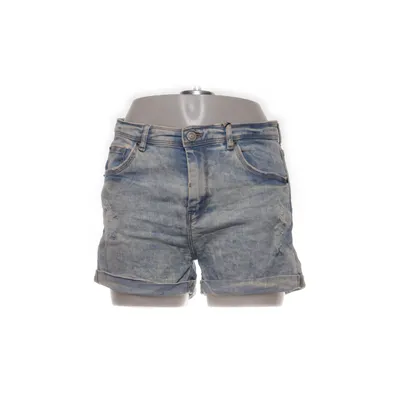 Denim shorts (Blauw) van Bershka Denim Collection Katoen, Elastaan