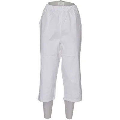 Driekwart broek (Wit) van Denim & Co Katoen, Elastaan
