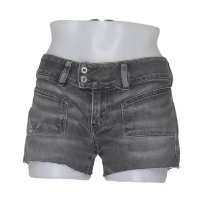 Short en jean (Gris) de Diesel Coton, Élasthane