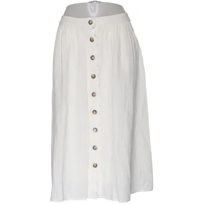 Kjol (Beige, Vit) från Soaked in Luxury Bomull, Viskos