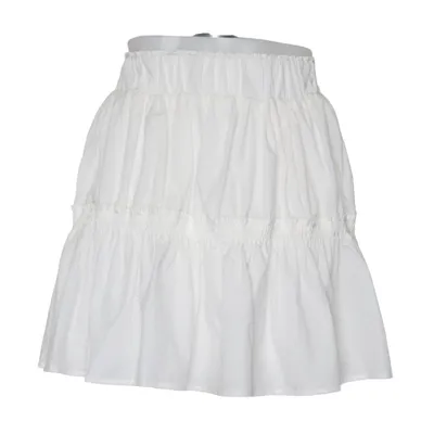 Jupe (Blanc) de Azaka Coton, Polyamide
