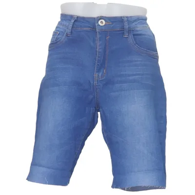 Jeansshorts (Blå) fra Girl Vivi Bomuld, Elastan, Polyester