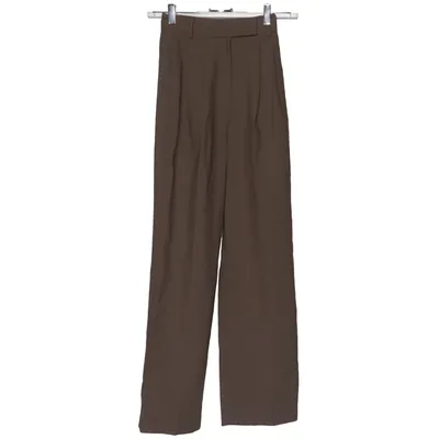 Pantalon de costume (Beige) de The Frankie Shop Élasthane, Polyester