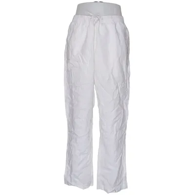 Byxor (Vit) från H&M Linne, Bomull, Polyester