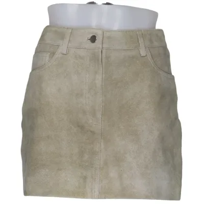 Jupe en cuir (Vert) de Remain