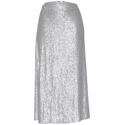 Långkjol (Silverfärgad) från Pola Polyester