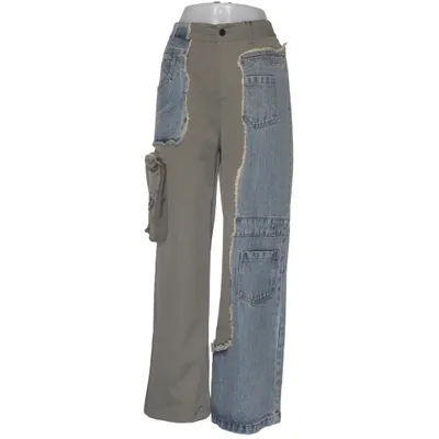 Cargo pants (Blue, Green, Multicolored) from Monique Cotton, Polyester