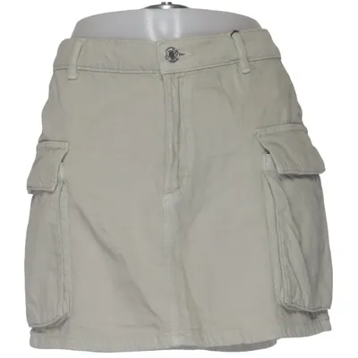 Skirt (Beige) from Stradivarius Cotton