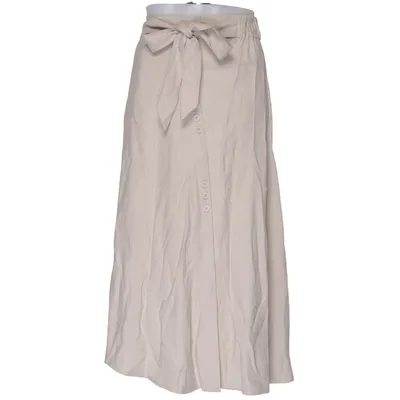 Jupe longue (Beige) de Mango Casual Polyester, Viscose