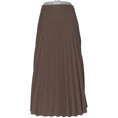 Maxi nederdel (Brun, Blå) fra Marc O'Polo Elastan, Polyester, Uld