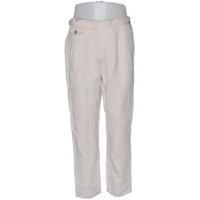 Broek (Beige) van Suitsupply Katoen, Linnen