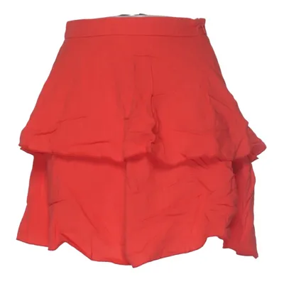 Skirt (Red) from The Fashion Fraction x NA-KD Linen, Viscose