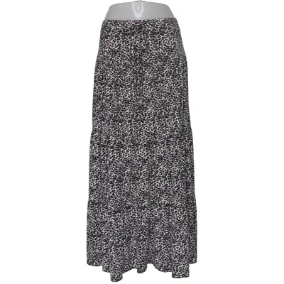 Maxi rok (Zwart, Beige) van Style & Co Elastaan, Polyester