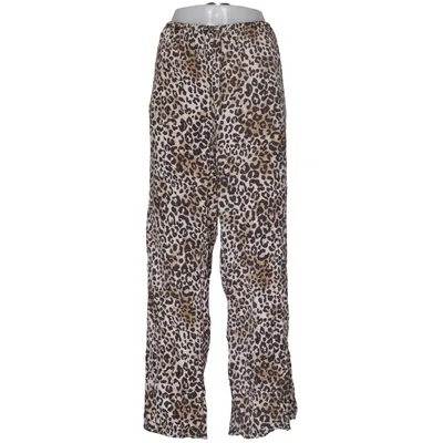 Palazzo pants (Beige, Black) from Bershka Viscose