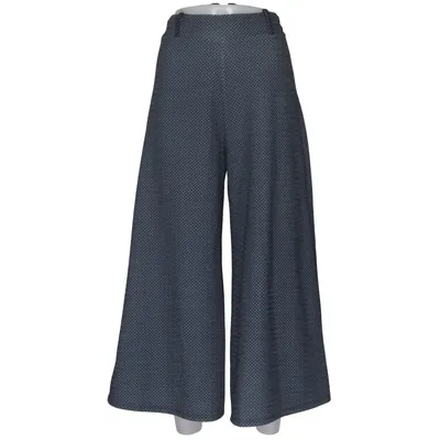 Pantalon patte d'éléphant (Bleu, Noir, Blanc) de Vogue Fashion Élasthane, Polyester
