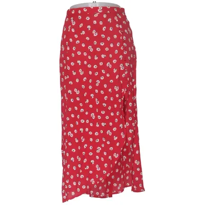 Långkjol (Röd, Vit) från Miss Selfridge Viskos