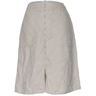 Skirt (Beige) from Yaya Women Linen, Polyester, Viscose