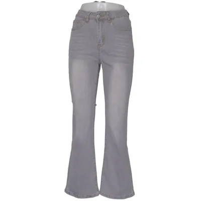 Jean (Gris) de Jeans Coton, Élasthane, Polyester