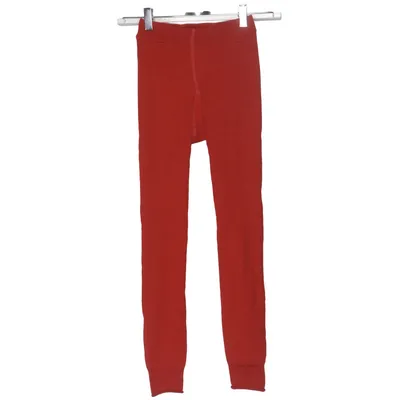 Pantalon thermique (Rouge) de Woolpower Élasthane, Laine de mouton, Polyamide, Polyester
