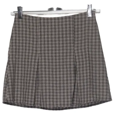 Rok (Zwart, Beige) van Brandy Melville Polyester, Viscose