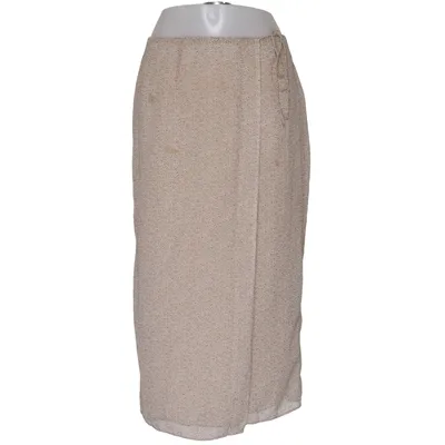 Jupe longue (Beige, Marron) de The East Order Polyester, Viscose