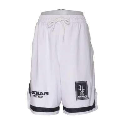 Basketshorts (Vit, Svart) från Askari Polyester