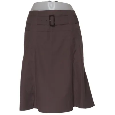 Skirt (Brown) from ESPRIT Collection Acetate, Polyester, Viscose