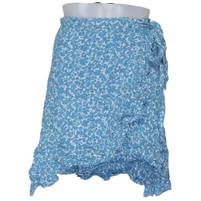 Wrap skirt (Blue, White) from Boii Viscose