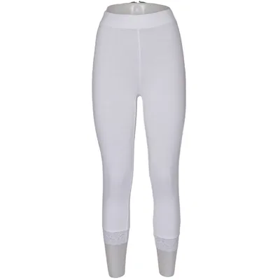 Leggings (White) from Basic You Elastane, Organic cotton