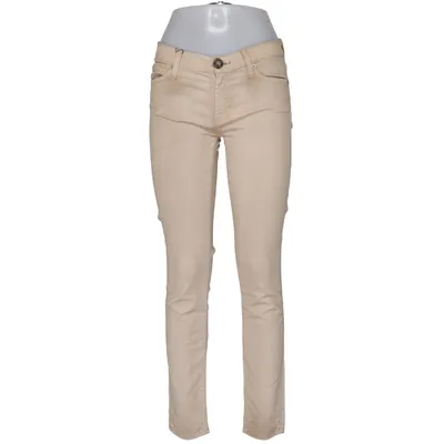 Spijkerbroek (Beige) van 7 for All Mankind Katoen, Elastaan, Lyocell