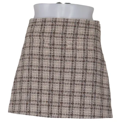 Rock (Beige, Braun, Mehrfarbig) von & Other Stories Acryl, Baumwolle, Polyester, Wolle