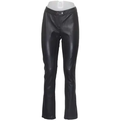 Lederhose (Schwarz) von Milla Baumwolle, Leder