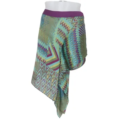 Skirt (Blue, Purple, Multicolored) from Forever 21 Polyester