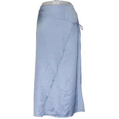 Jupe portefeuille (Bleu) de Missguided Plus Polyester