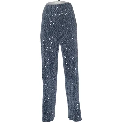 Byxor (Blå, Silverfärgad) från Zara Polyester