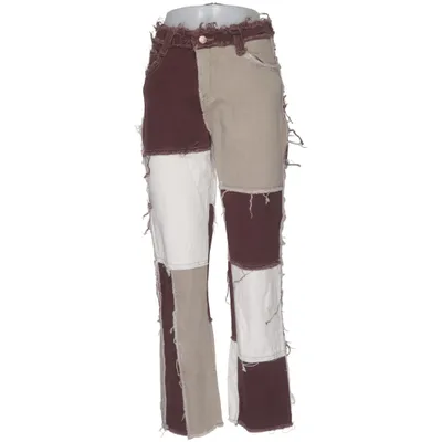 Jean (Marron, Beige, Blanc) de Jaded London