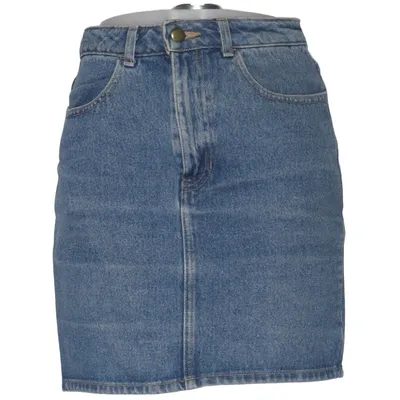 Jeansnederdel (Blå) fra American Apparel Jeans Bomuld