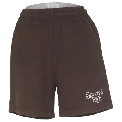 Short de jogging (Marron) de Sporty & Rich Coton