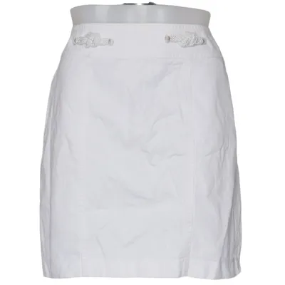 Skirt (White) from Roccobarocco Cotton