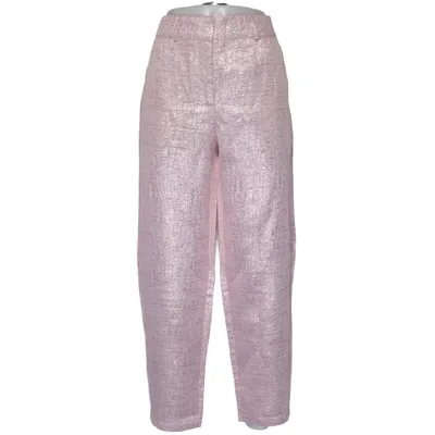 Suit pants (Slfella Mia Mw Cropped Pant) from Selected Femme Metallic fiber, Polyester, Viscose