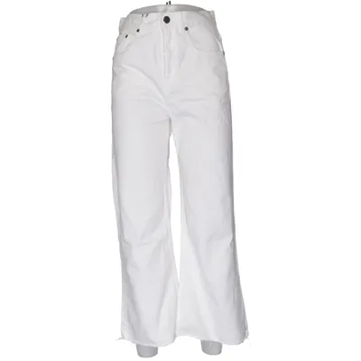 Jeans (Vit) från Victoria Beckham Bomull, Skinn, Polyester