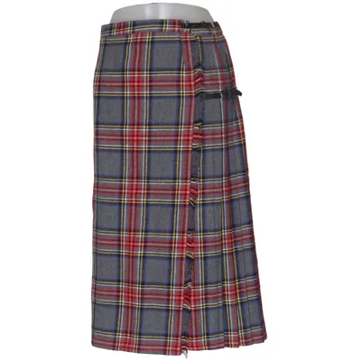 Kjol (Grå, Röd, Flerfärgad) från Pepita Akryl, Ull