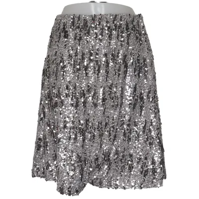Jupe (Argent) de Yours Élasthane, Polyester