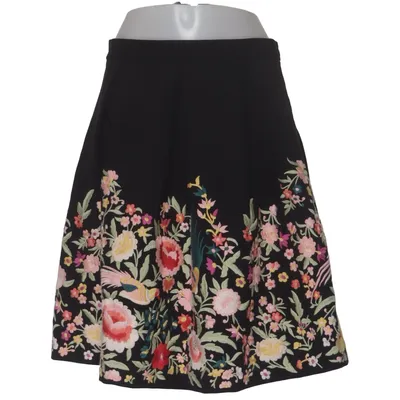 Jupe (Noir, Multicolore) de Hallhuber Donna Élasthane, Polyester, Viscose