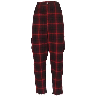 Byxor (Röd, Svart) från Divided by H&M Bomull, Elastan
