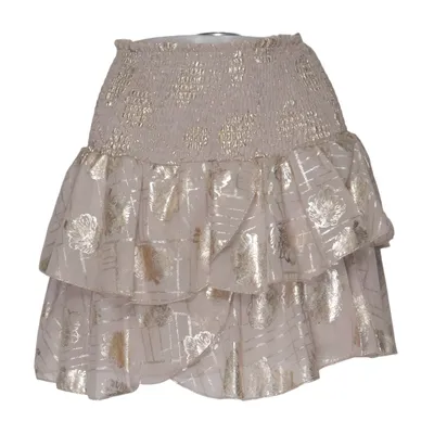 Rok (Beige, Goud) van Buch Copenhagen Katoen, Polyester