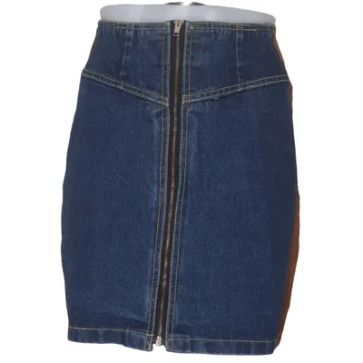 Jupe en jean (Bleu, Marron) de Beyond Retro