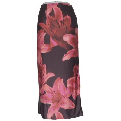 Långkjol (Brun, Rosa, Röd) från ASOS Design Elastan, Polyester
