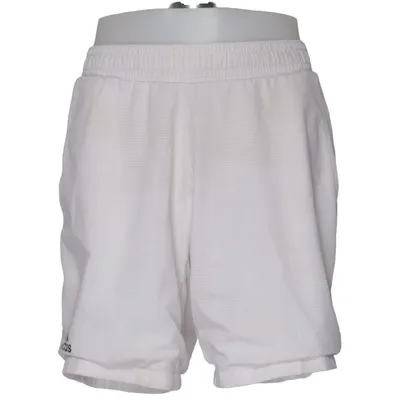Short de basketball (Blanc) de Adidas Élasthane, Polyester